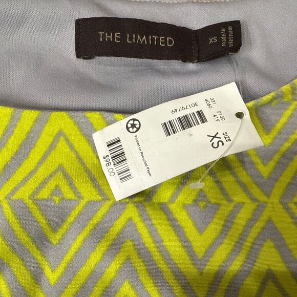 The Limited Lime Green And Gray Maxi Dress‎ Size XS NEW NWT - Picture 3 of 4